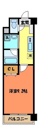 コンフォール左入の物件間取画像